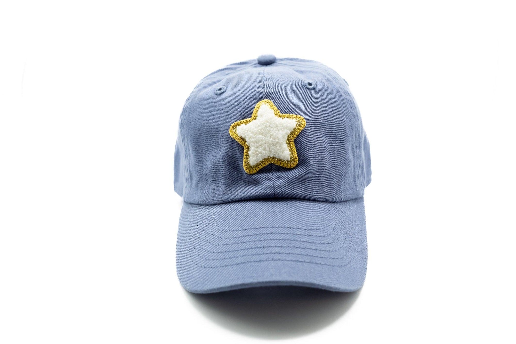 Dusty Blue Twinkle Terry Star Hat Rey to Z
