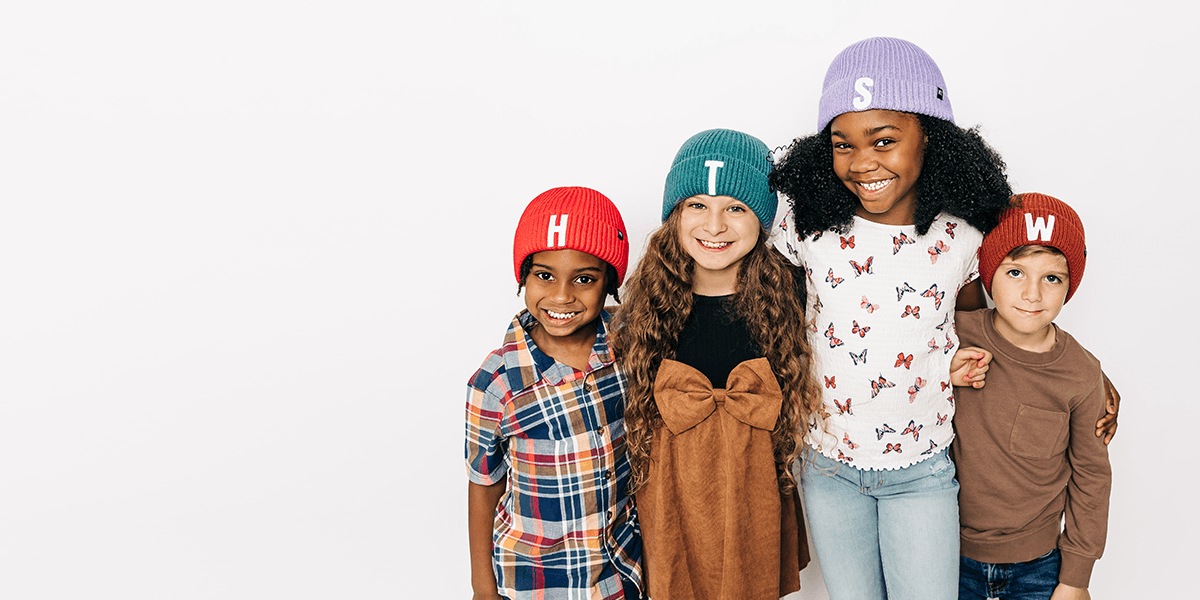 Unique kids winter hats online