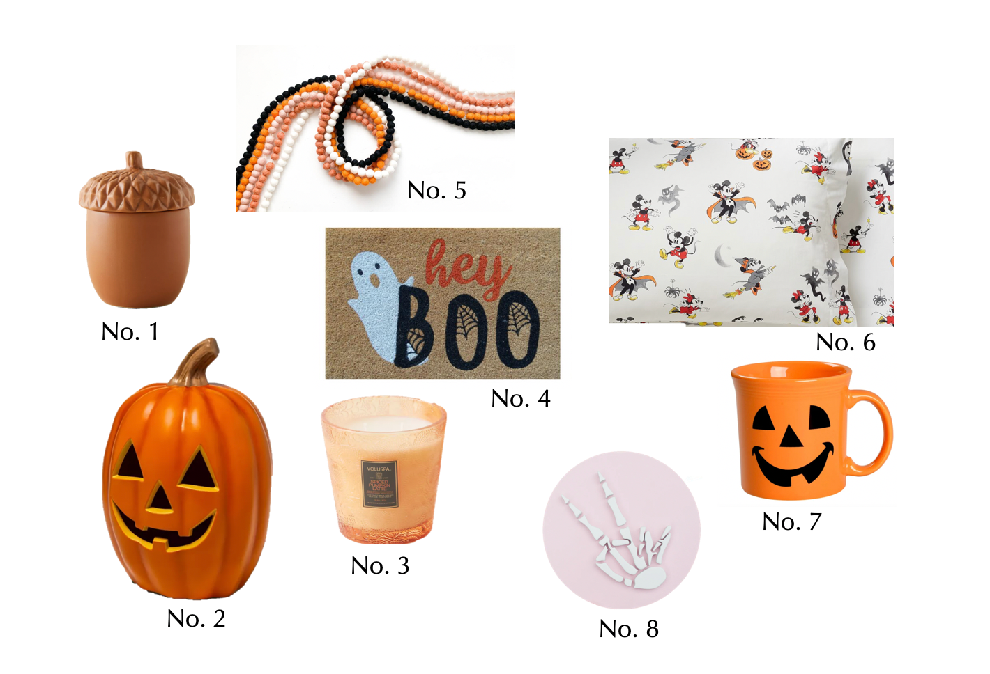 Halloween Decor - Rey to Z