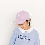 Lilac Letter Baseball Hat