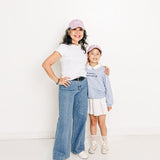 Lilac Letter Baseball Hat