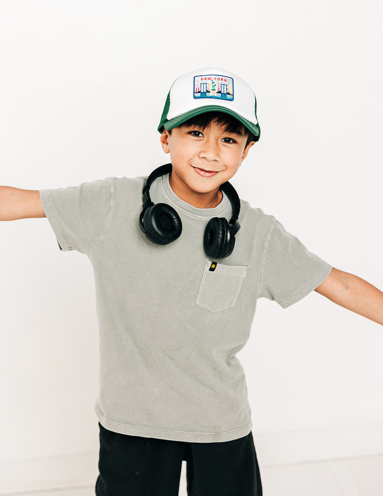 New York Postcard Foam Trucker Hat