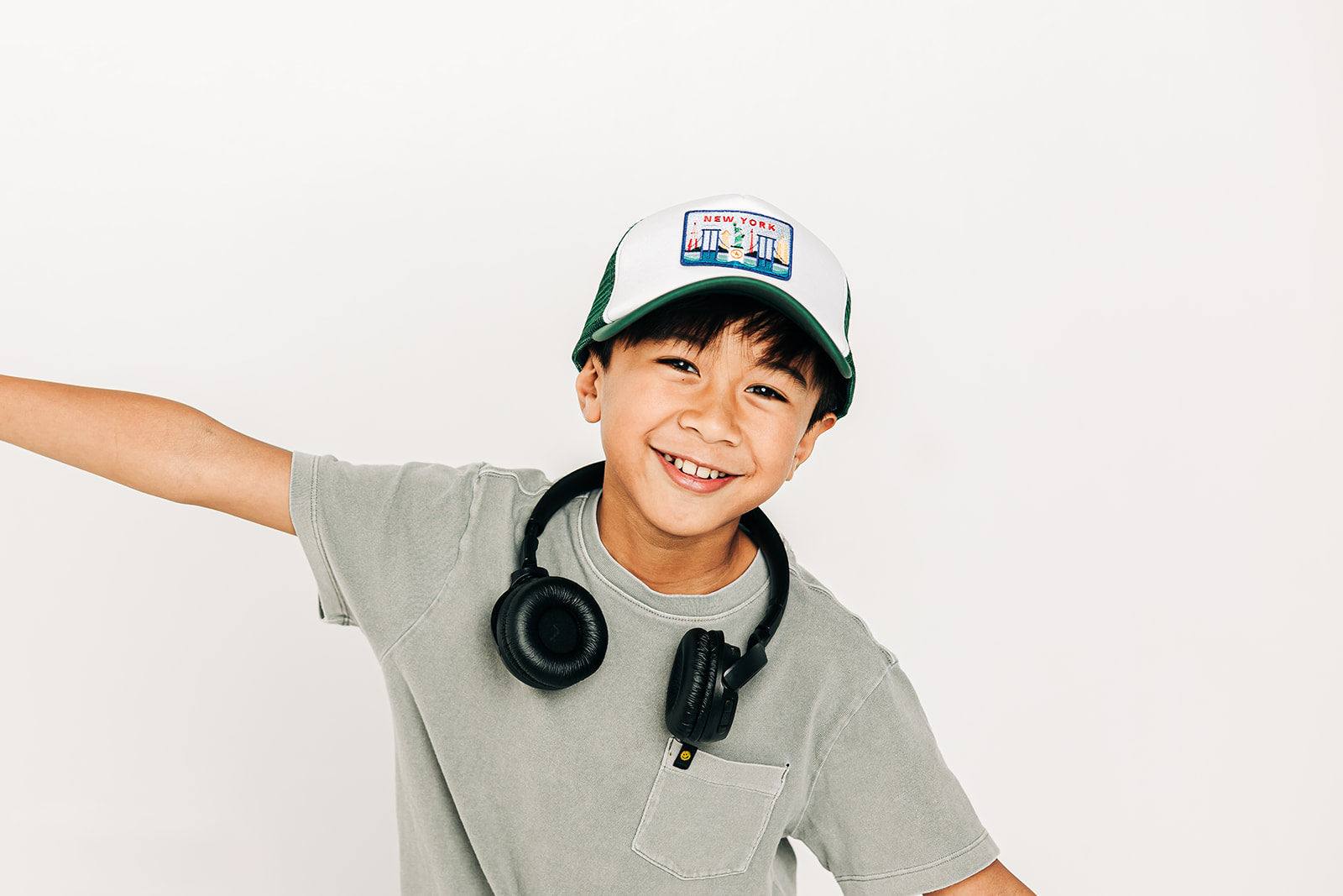 New York Postcard Foam Trucker Hat