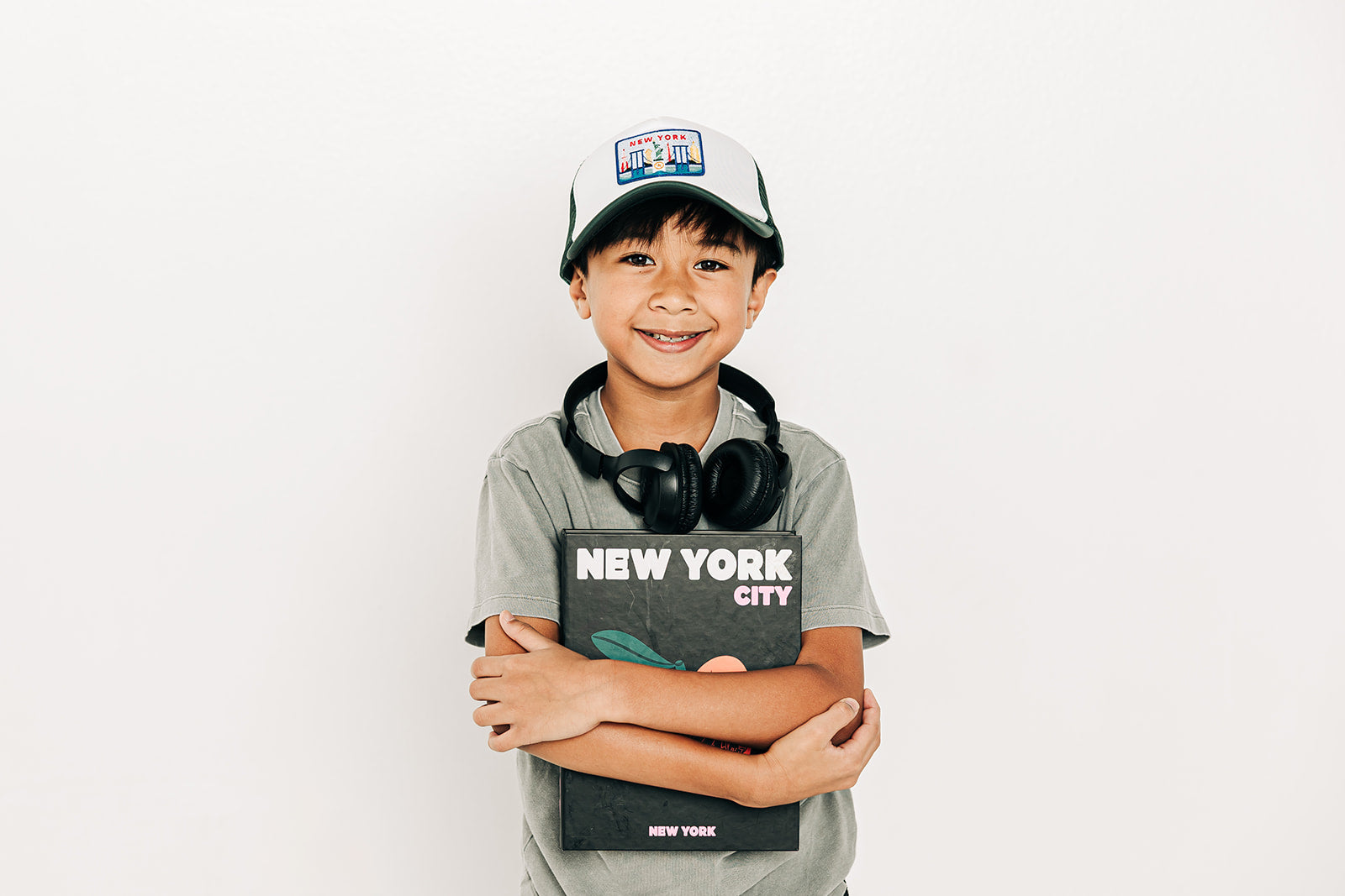 New York Postcard Foam Trucker Hat