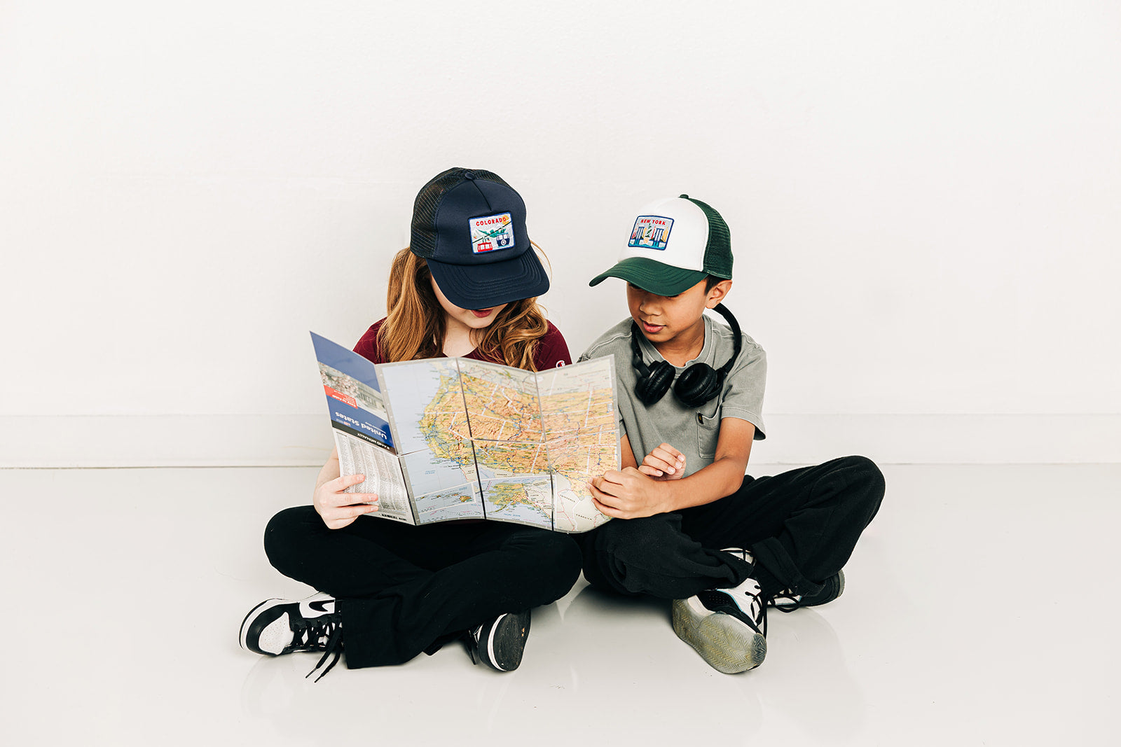 New York Postcard Foam Trucker Hat