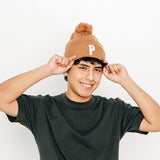 Letter Pom Pom Hat