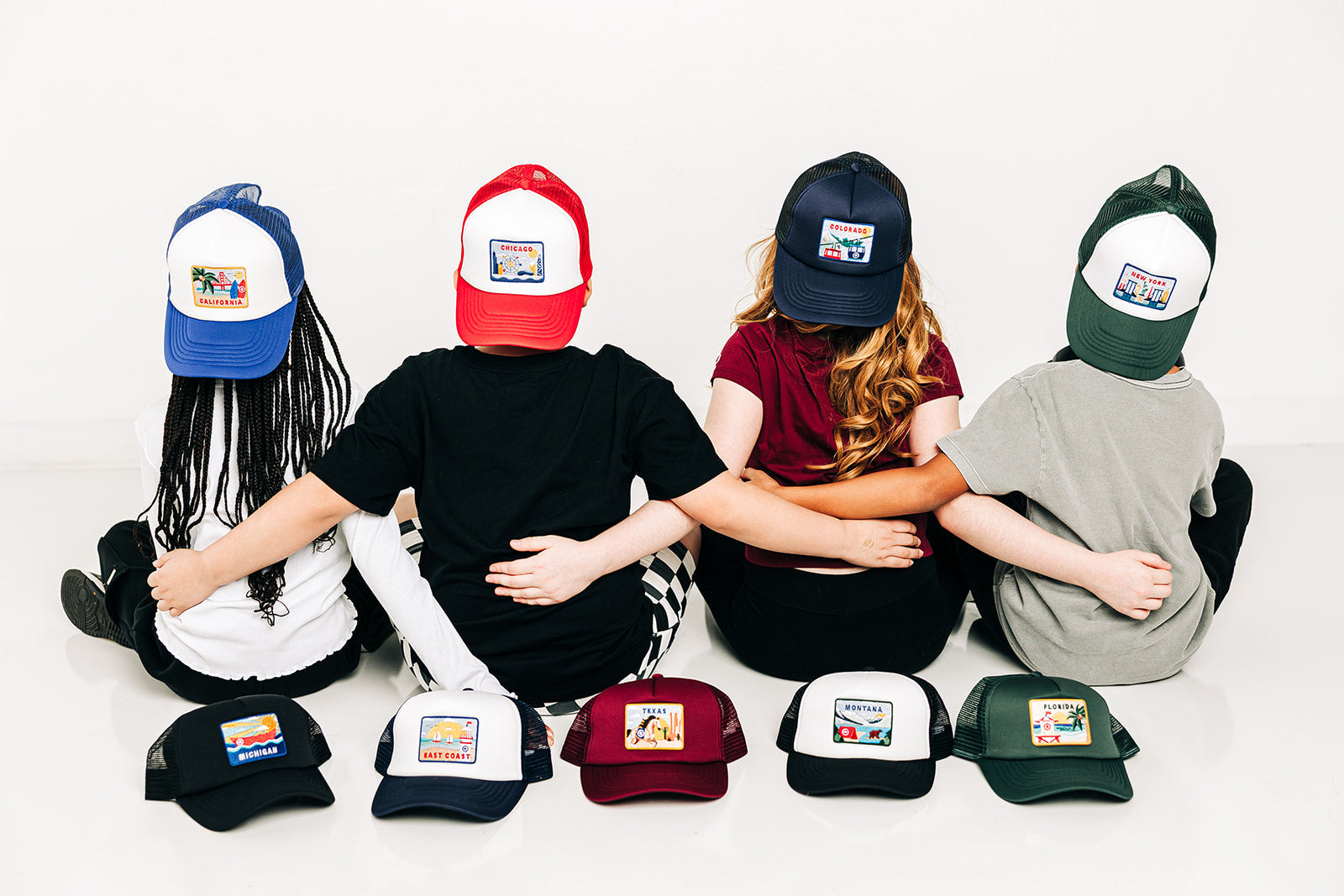 New York Postcard Foam Trucker Hat