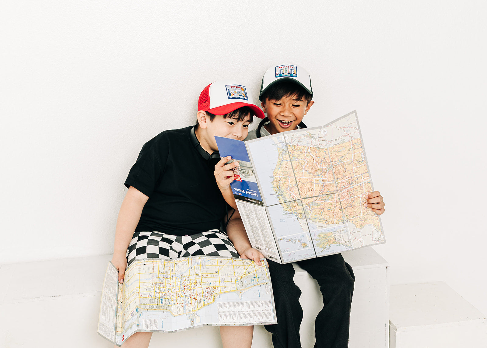 New York Postcard Foam Trucker Hat