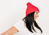 Custom Text Wild Cherry Pom Pom Hat