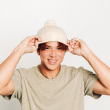 Smiley Pom Pom Hat