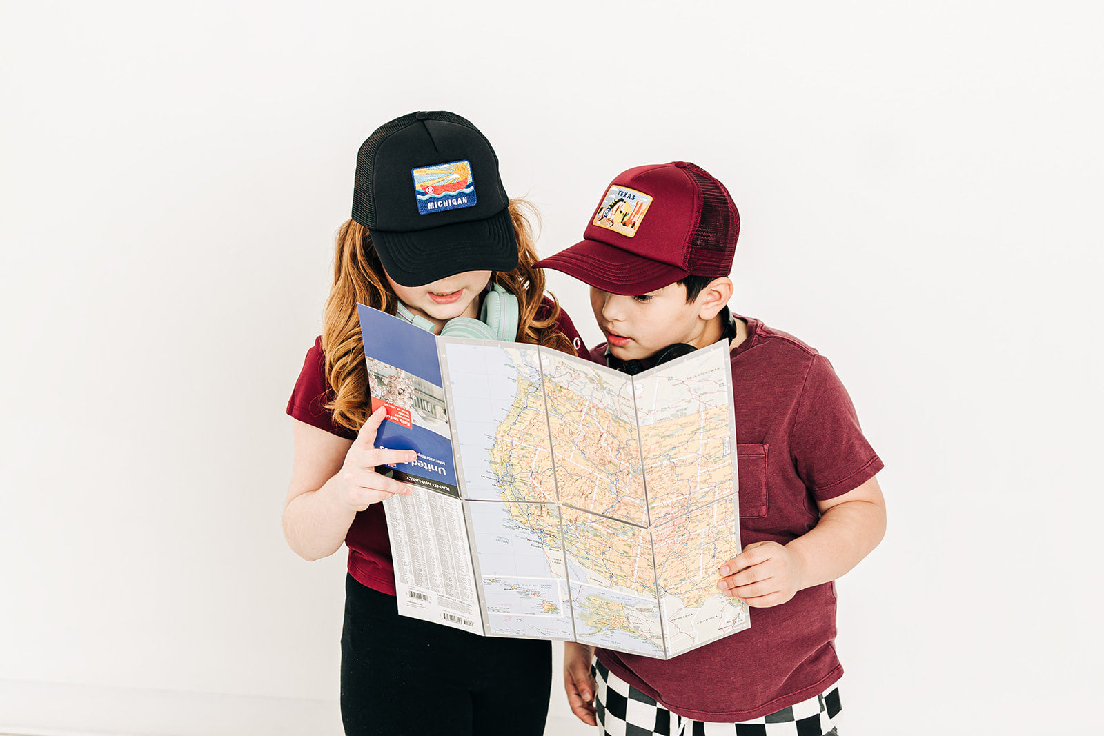 Michigan Postcard Foam Trucker Hat