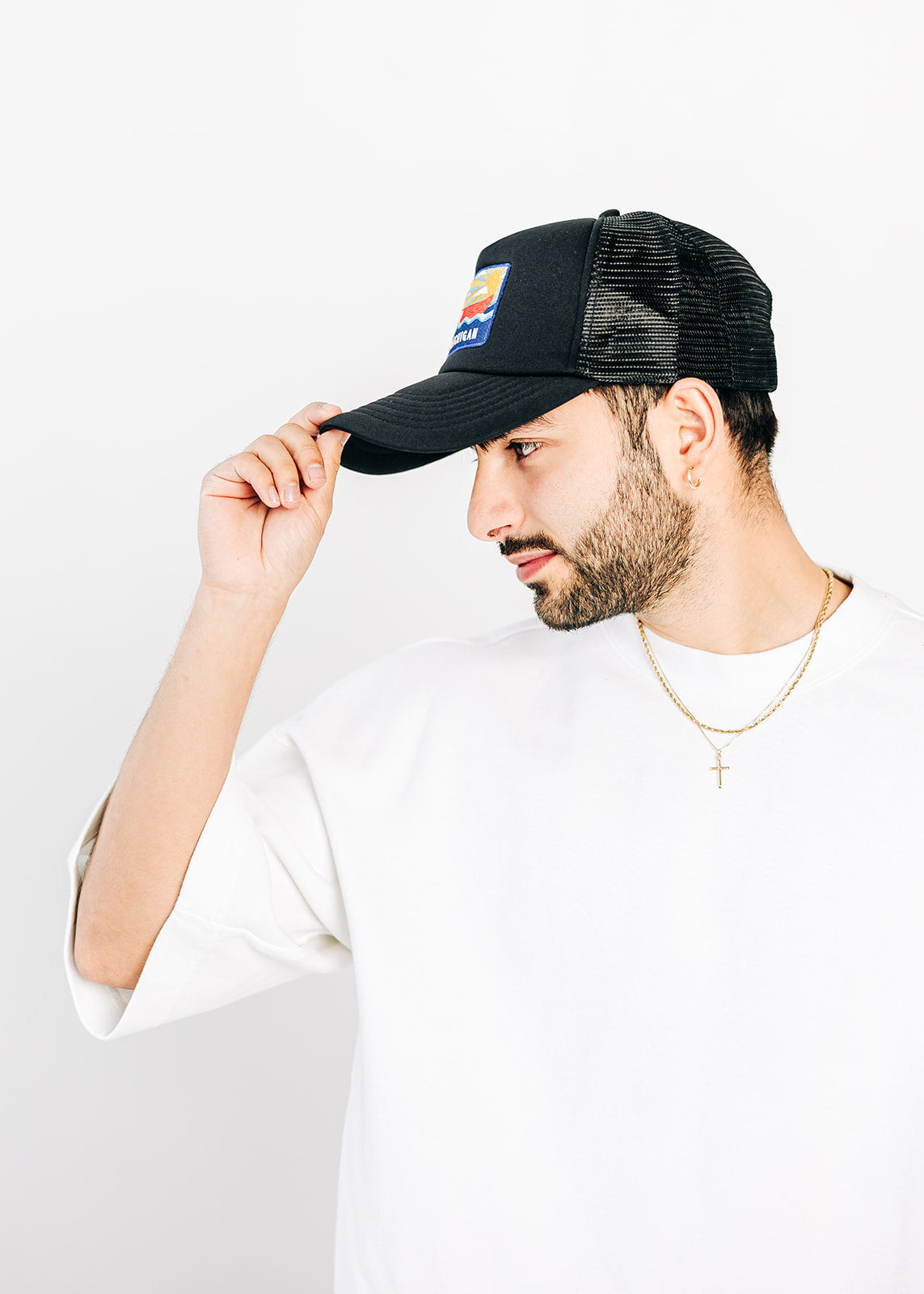 Michigan Postcard Foam Trucker Hat