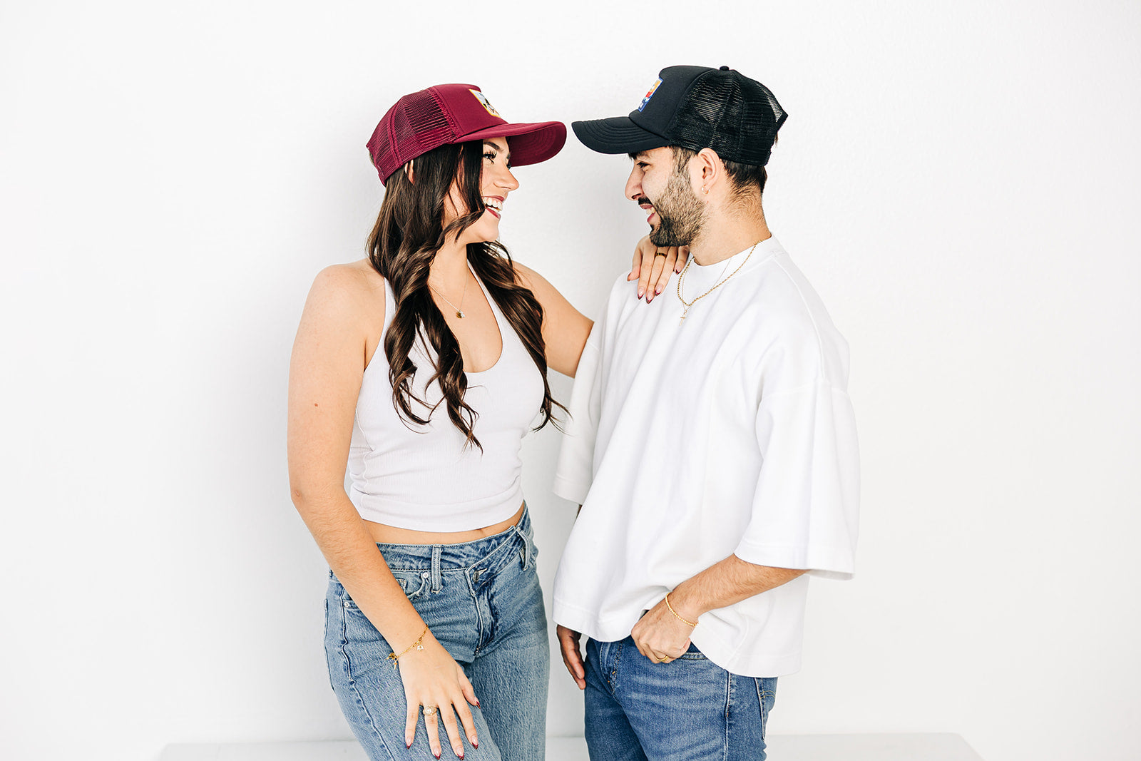 Michigan Postcard Foam Trucker Hat