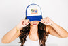 California Postcard Foam Trucker Hat