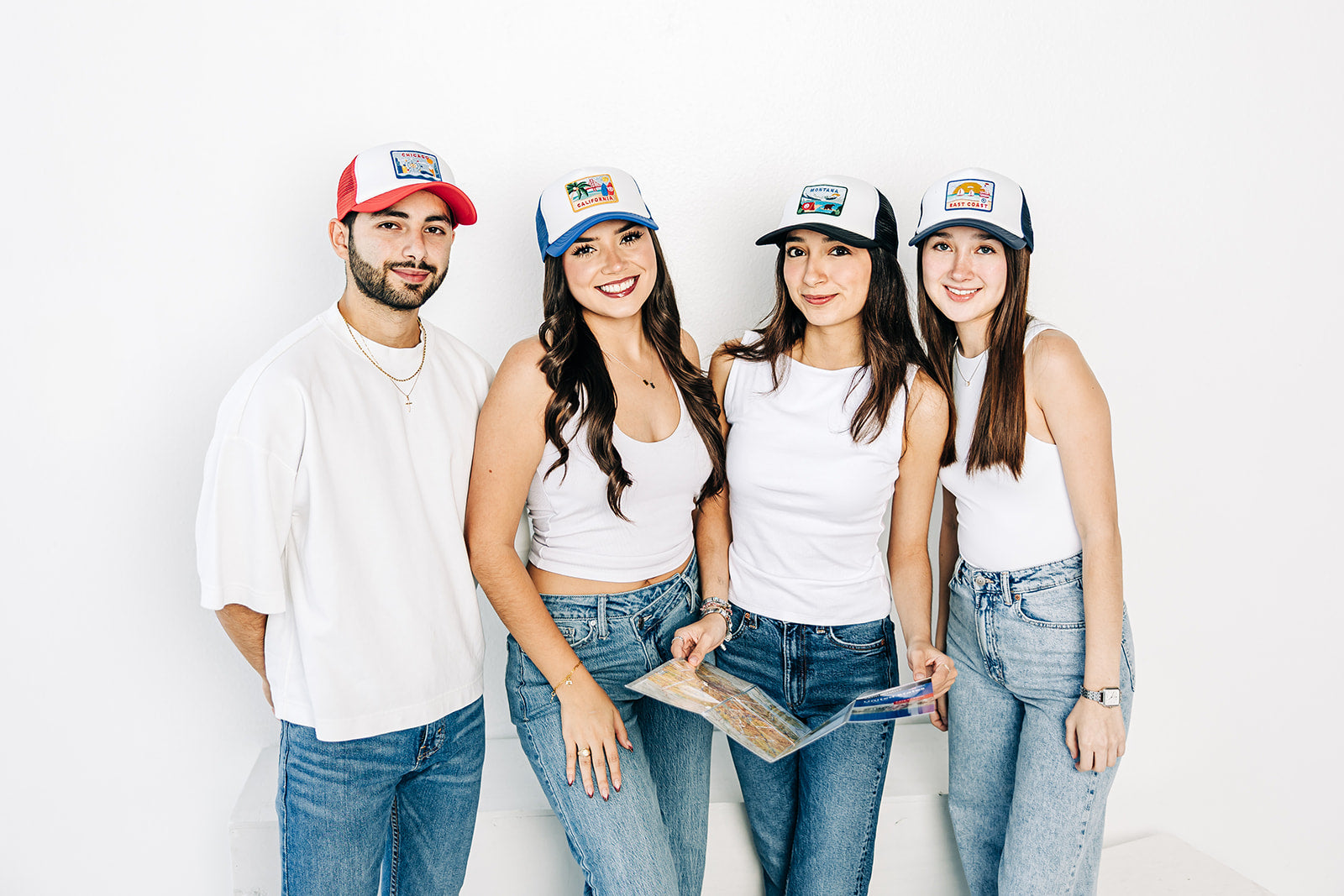 New York Postcard Foam Trucker Hat