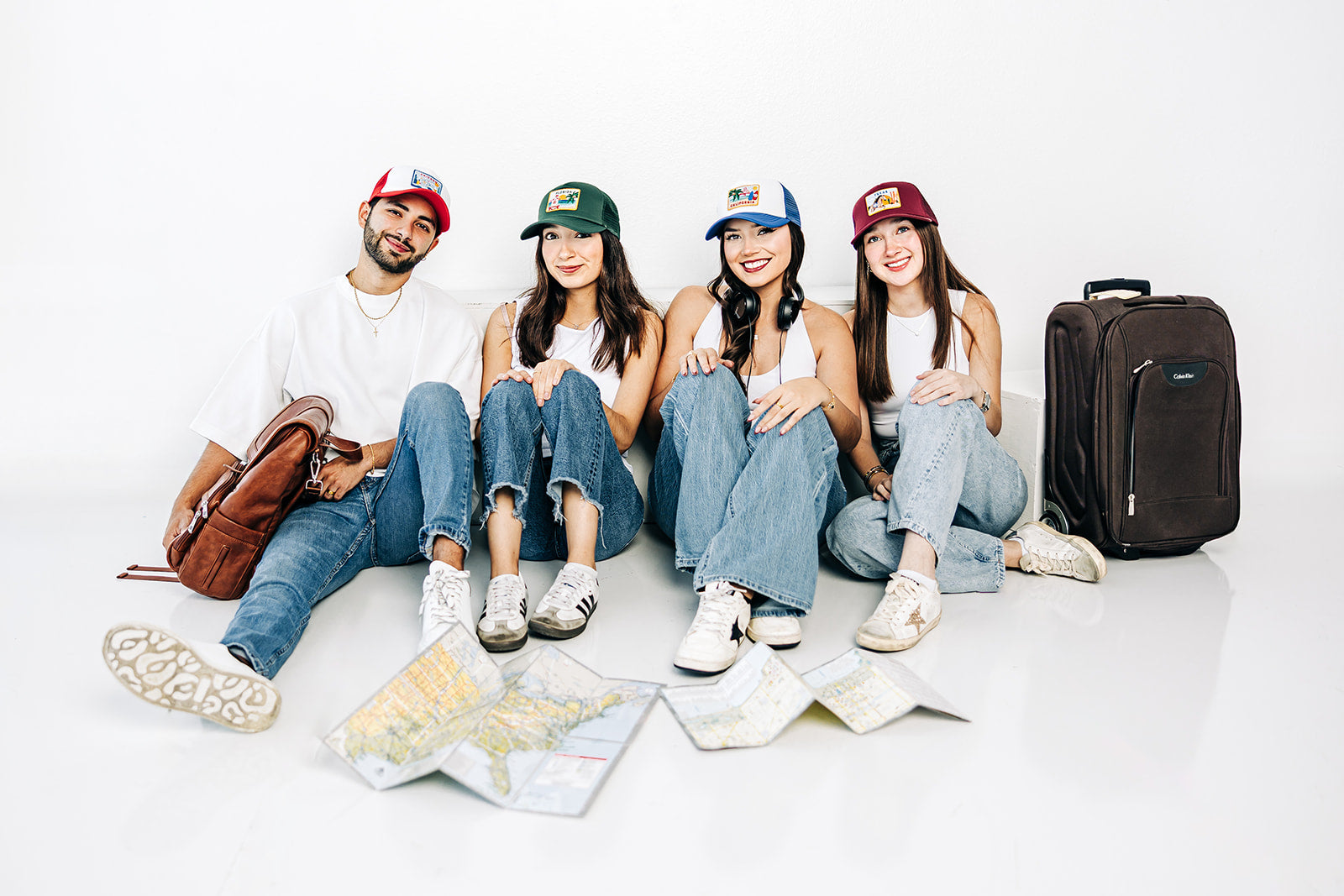 New York Postcard Foam Trucker Hat