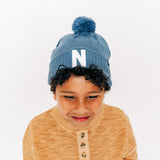 Letter Pom Pom Hat