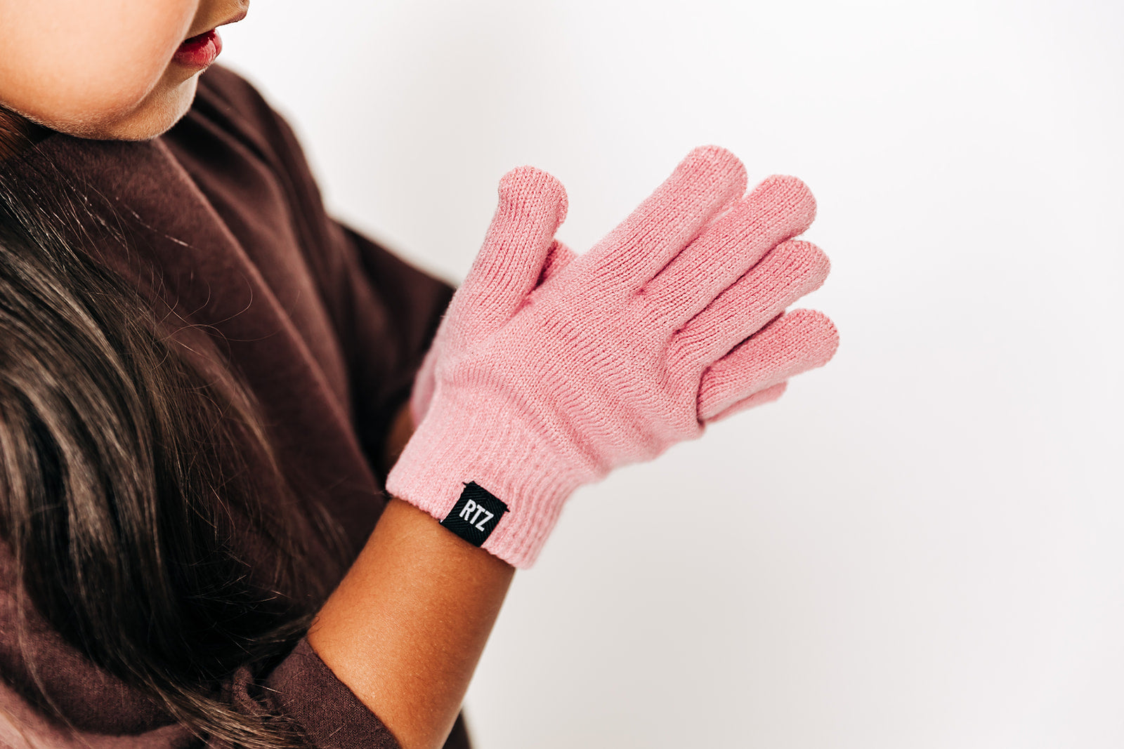 Pink Letter Pom Pom Hat