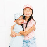 Blue Hearts Letter Baseball Hat