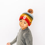 Letter Pom Pom Hat