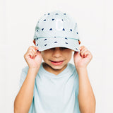 Blue Hearts Letter Baseball Hat