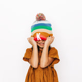 Letter Pom Pom Hat