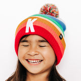 Letter Pom Pom Hat