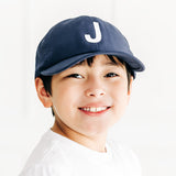 Navy Letter Athletic Hat