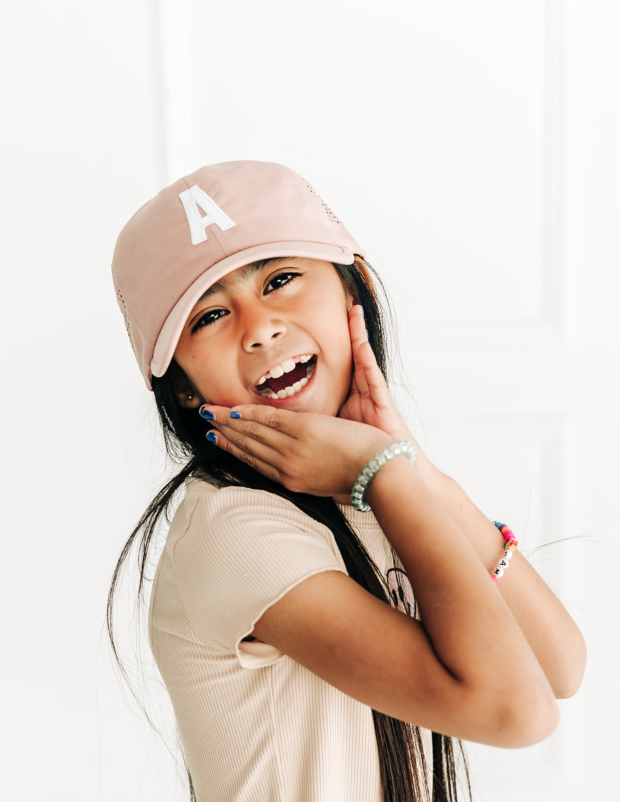 Dusty Rose Athletic Custom Hat