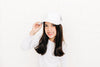 White Snapback Hat