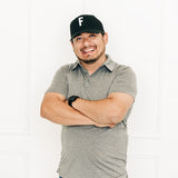 Black Letter Snapback Hat