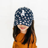 Navy Daisy Does It Letter Baseball Hat