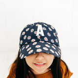 Navy Daisy Does It Letter Baseball Hat