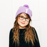 Letter Pom Pom Hat