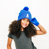 Letter Pom Pom Hat