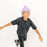 Smiley Pom Pom Hat