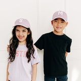 Lilac Letter Baseball Hat