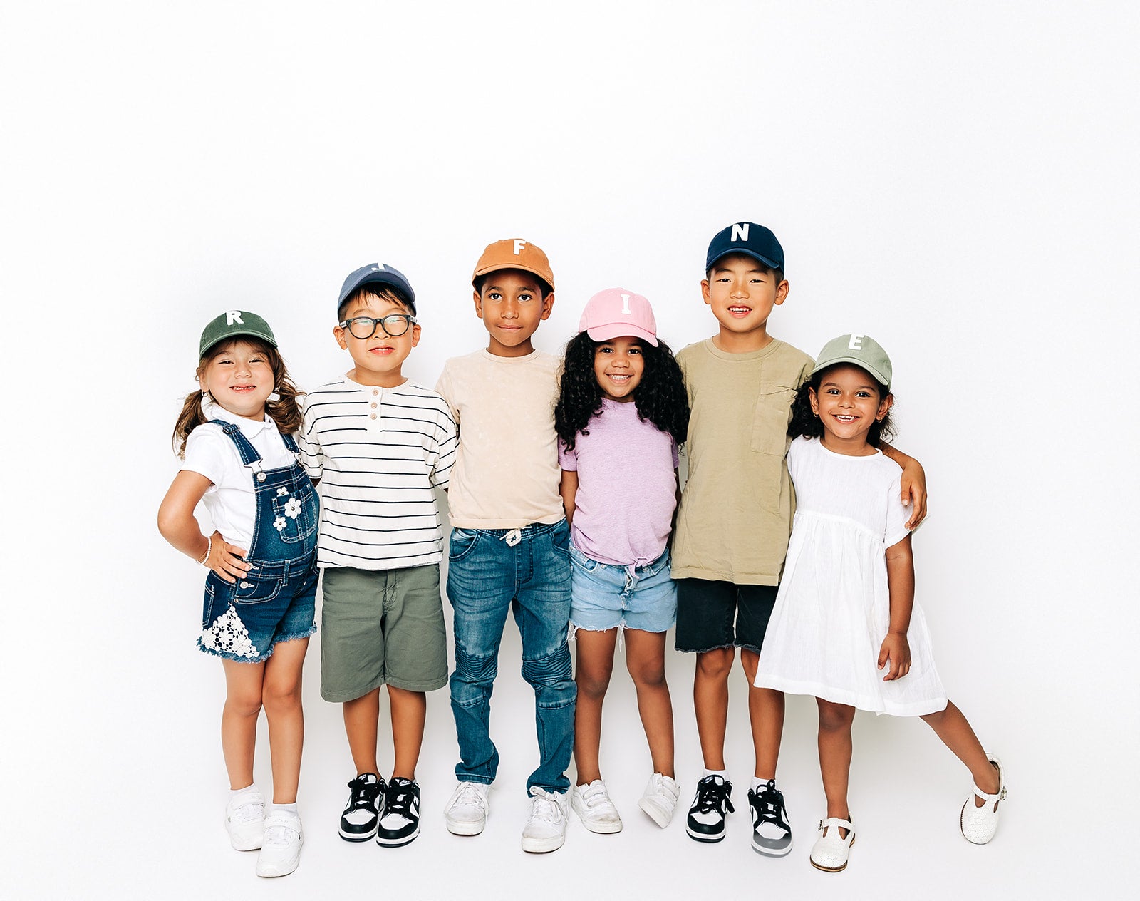 Navy Blue Hat + White Terry Letter