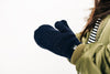 Navy Mittens