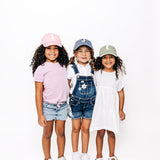 Dusty Rose Letter Baseball Hat