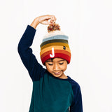 Letter Pom Pom Hat