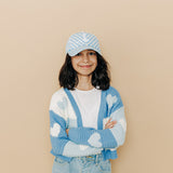 Blue Checker Letter Baseball Hat