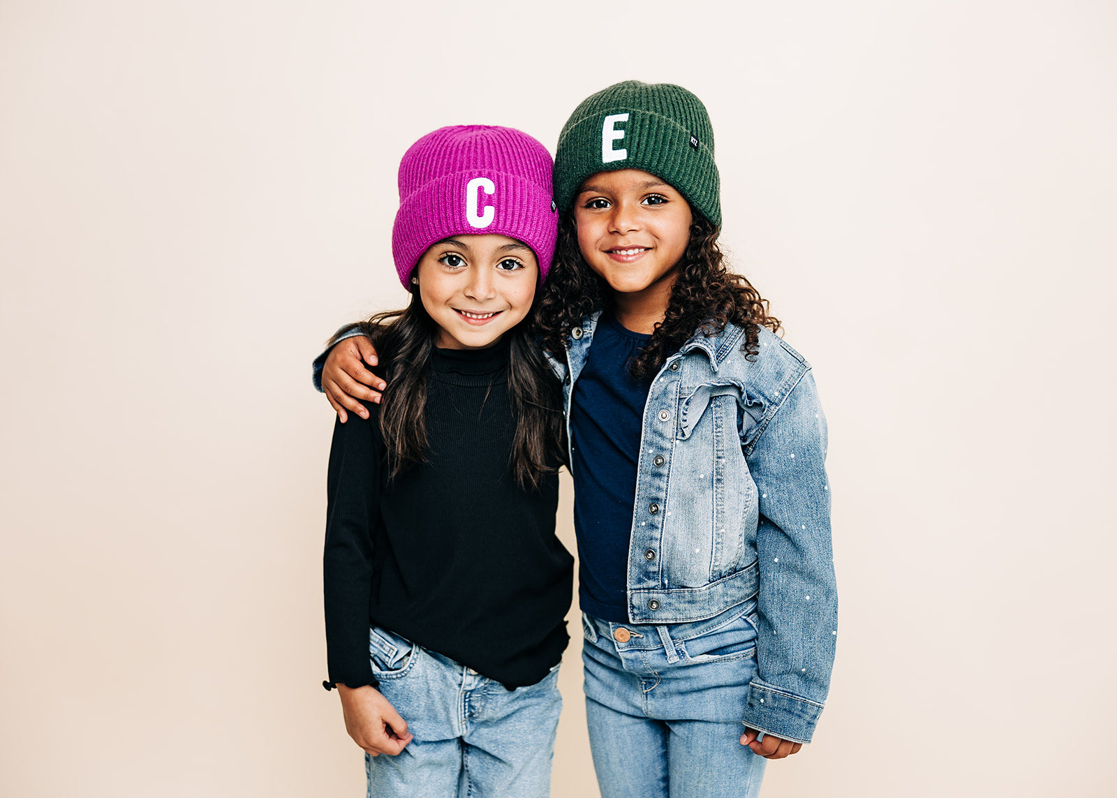 Boysenberry Letter Beanie