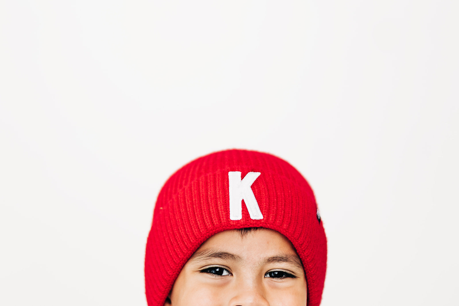 Candy Apple Letter Beanie