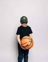 Hunter Green Hat + Terry Basketball