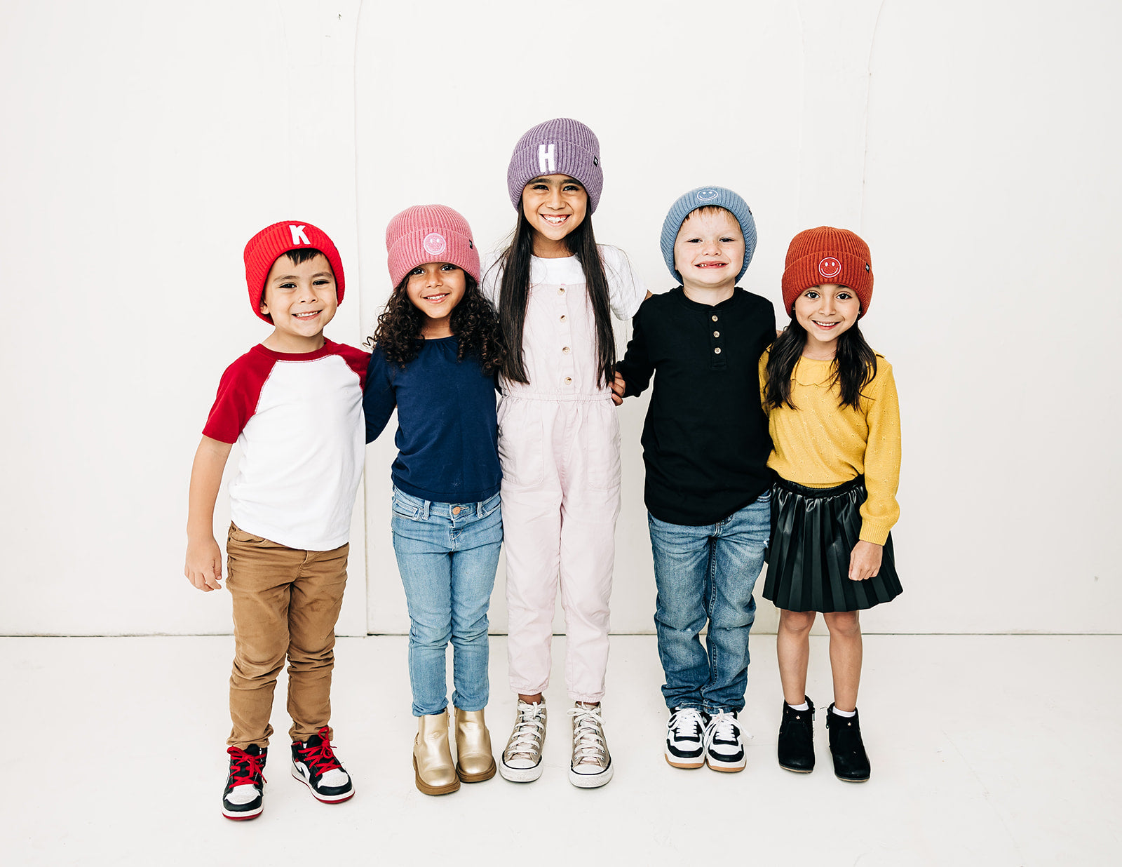 Candy Apple Letter Beanie