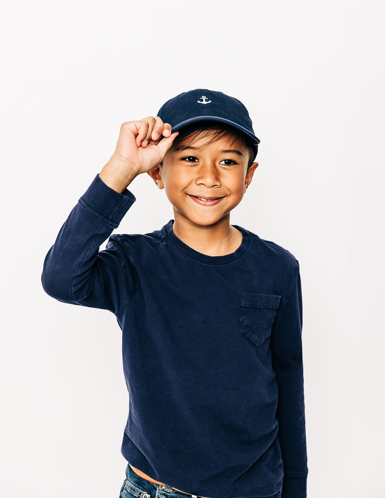 Tiny Anchor Baseball Hat