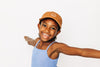 Terra Cotta Tiny Smiley Face Hat