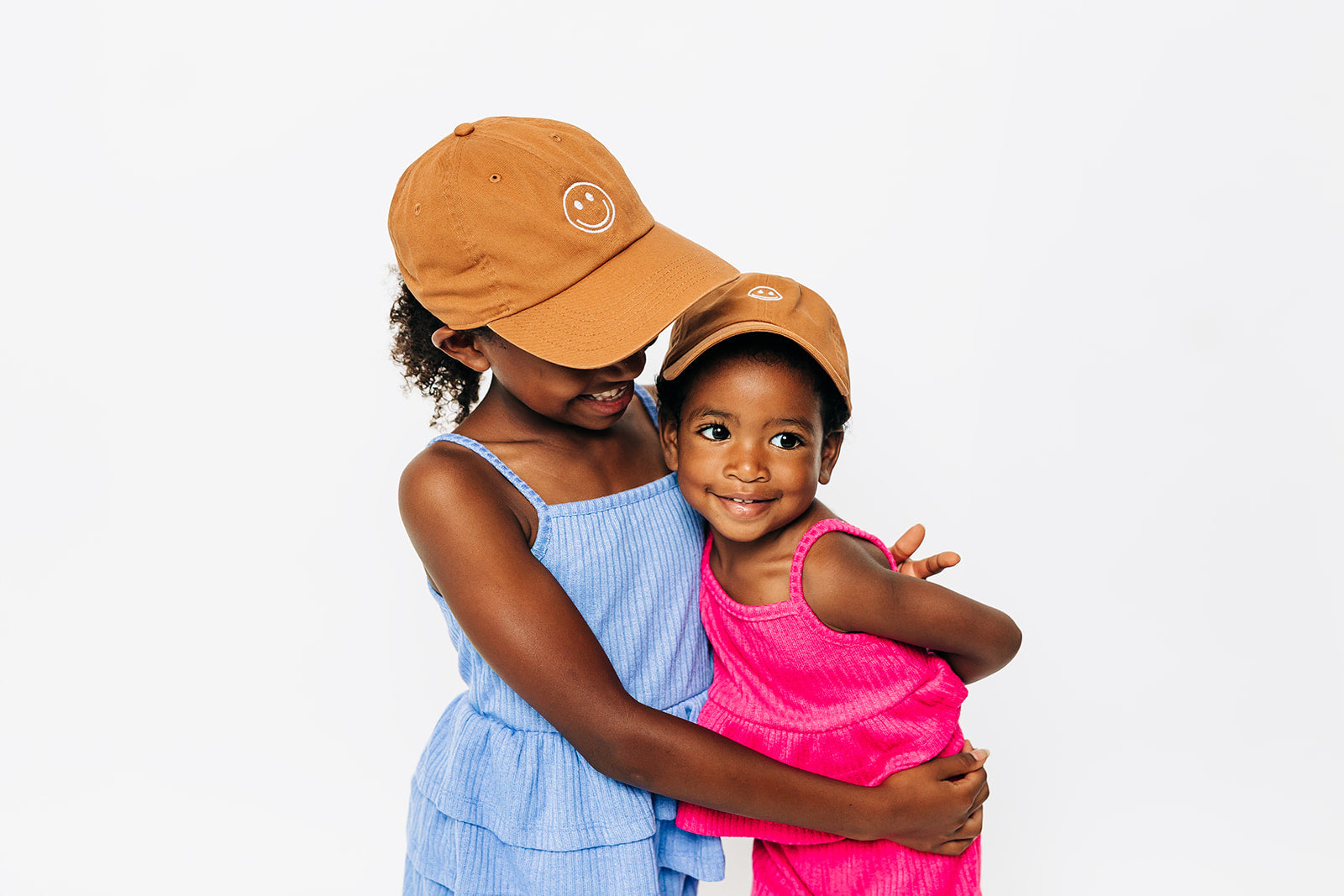 Tiny Smiley Face Baseball Hat