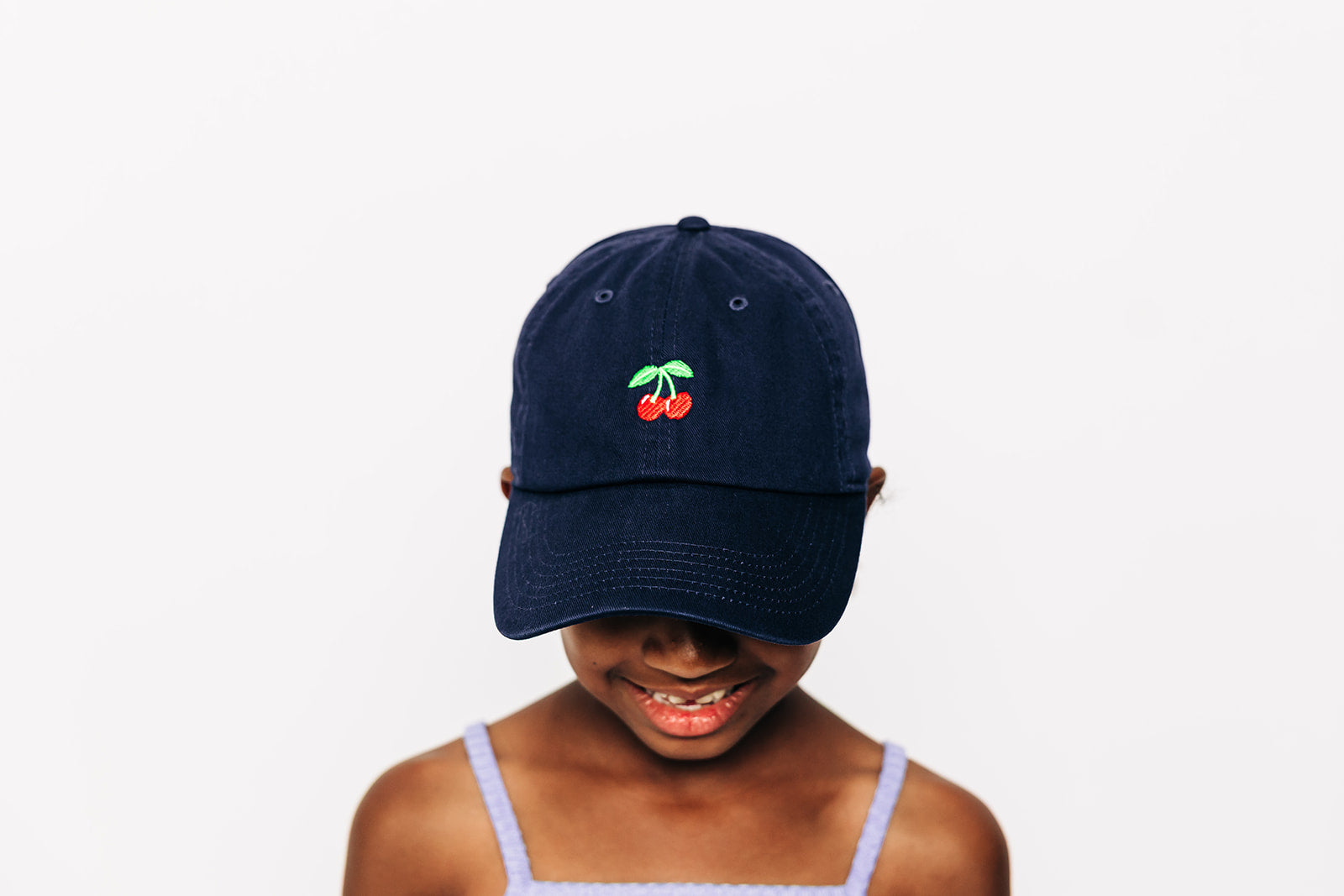 Tiny Cherry Baseball Hat
